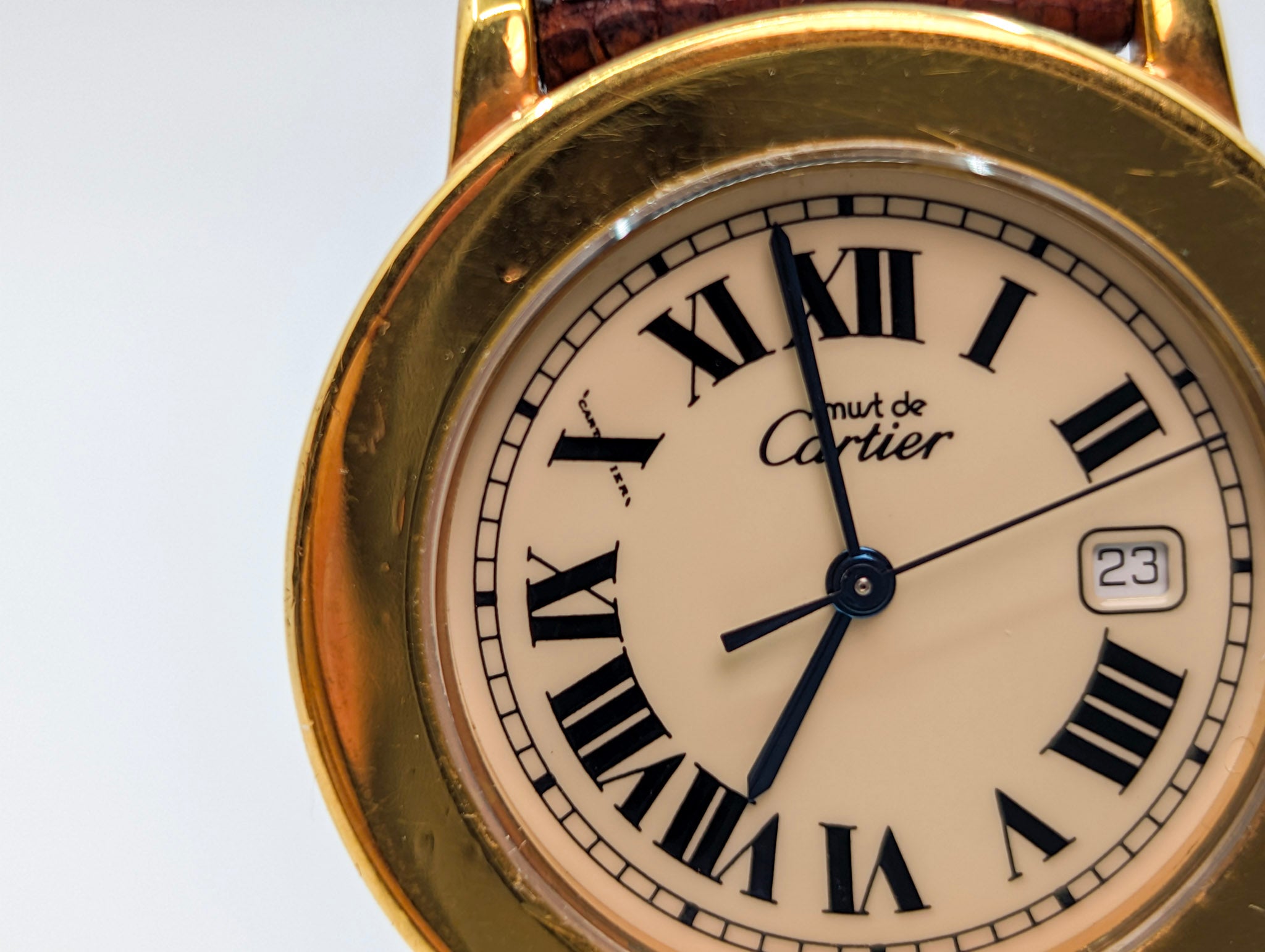 Cartier De Cartier Ronde Must Watch ref 1800 Gold