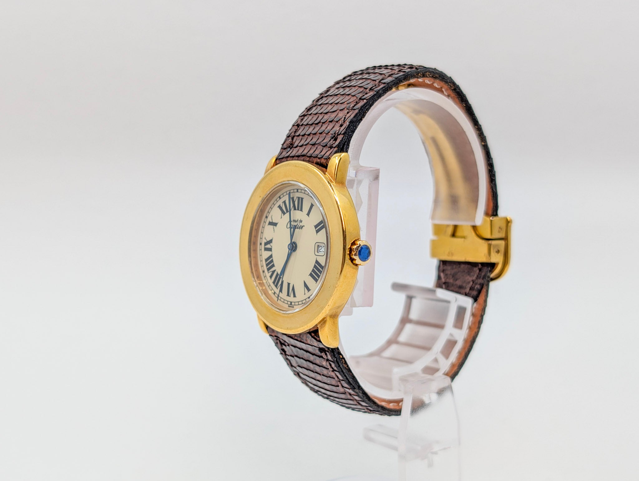Cartier De Cartier Ronde Must Watch ref 1800 Gold