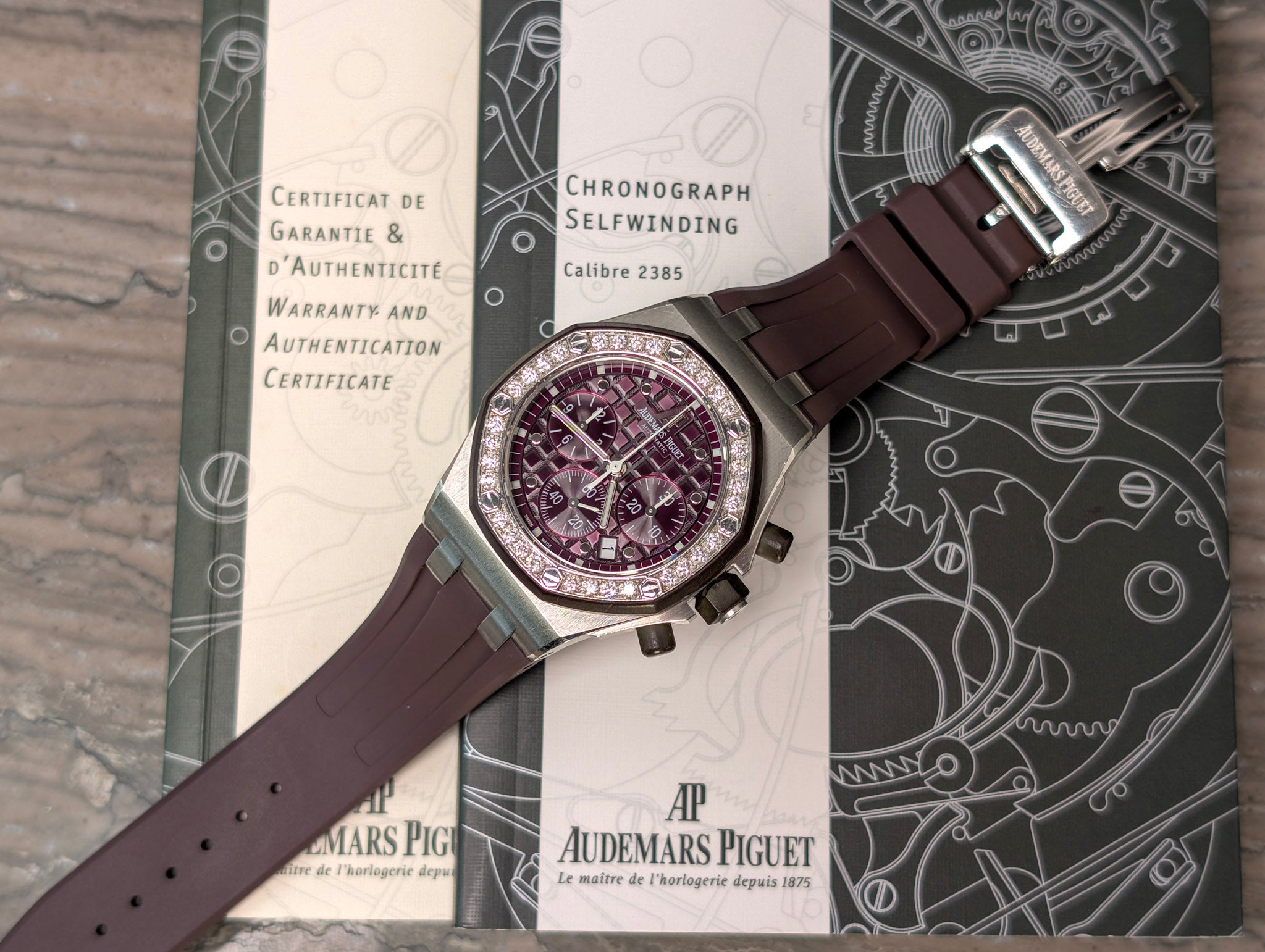 Audemars Piguet Royal Oak Diamond Bezel Purple 26048SK