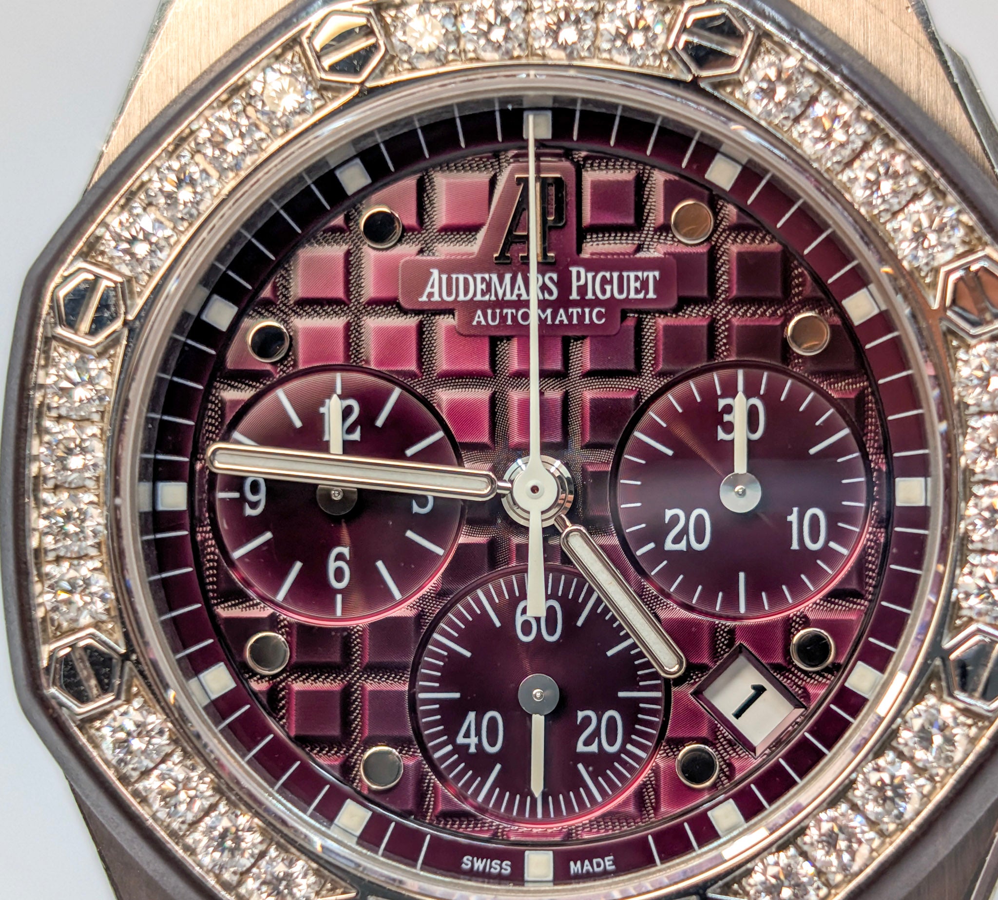 Audemars Piguet Royal Oak Diamond Bezel Purple 26048SK