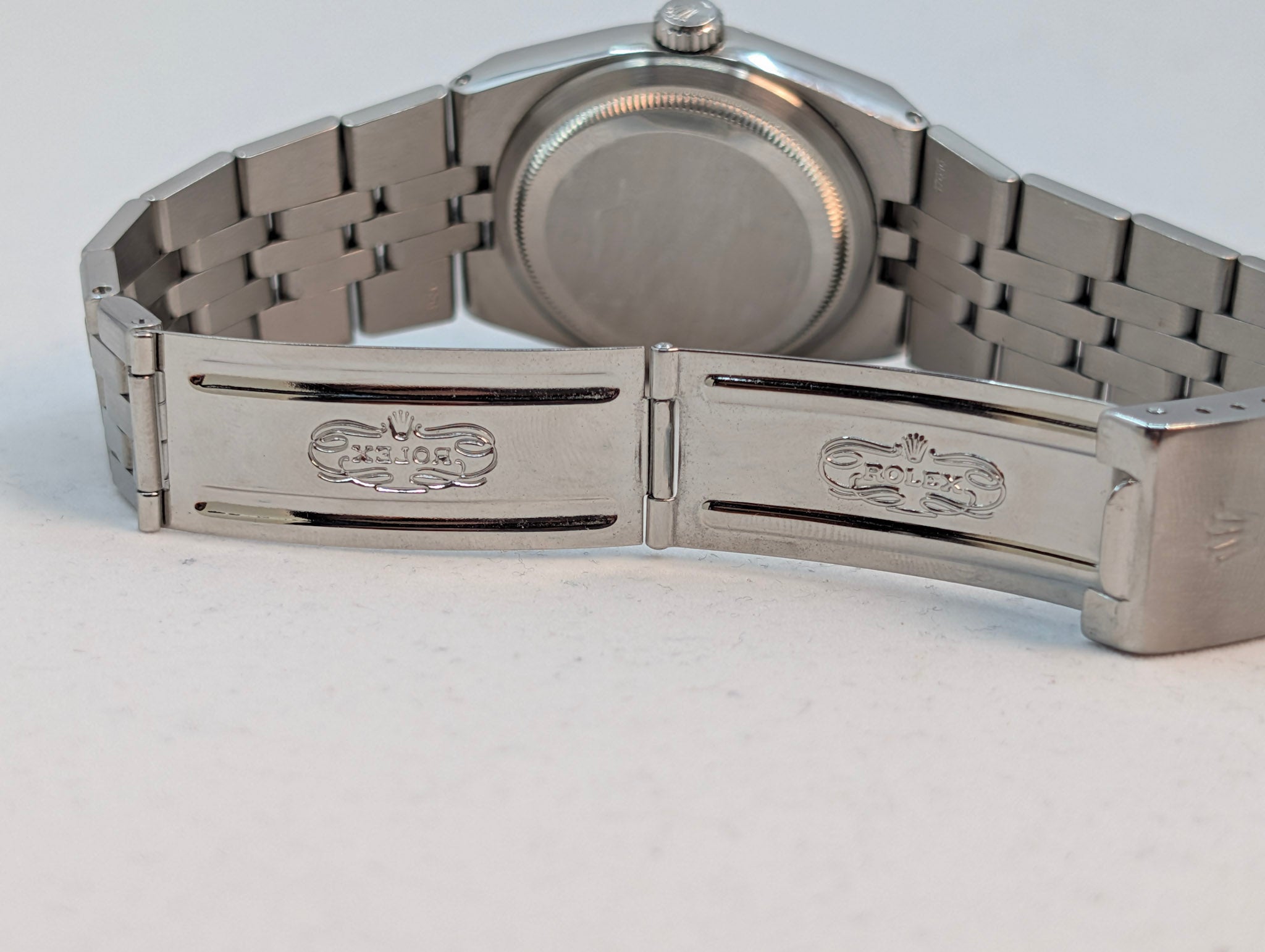 Rolex Oysterquartz Datejust 17014 – Steel/White Gold – Rare Anheuser-Busch Dial