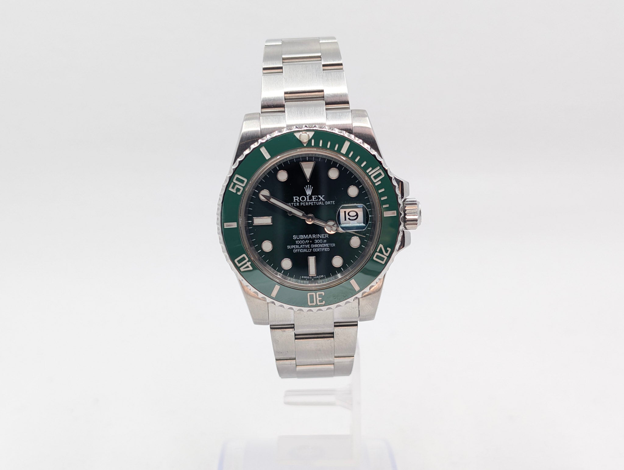 Rolex Submariner “Hulk” 116610LV – Green Dial & Bezel – Full Set 2016