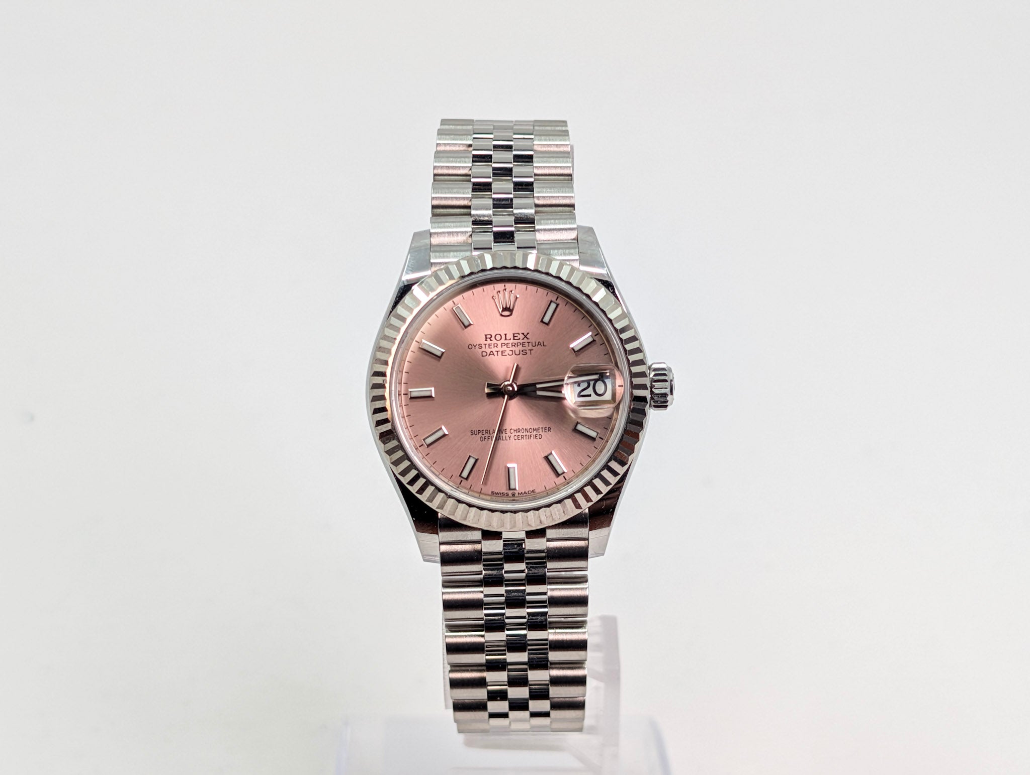 Rolex Datejust 31 278274 Pink Dial Ladies Watch Box Papers