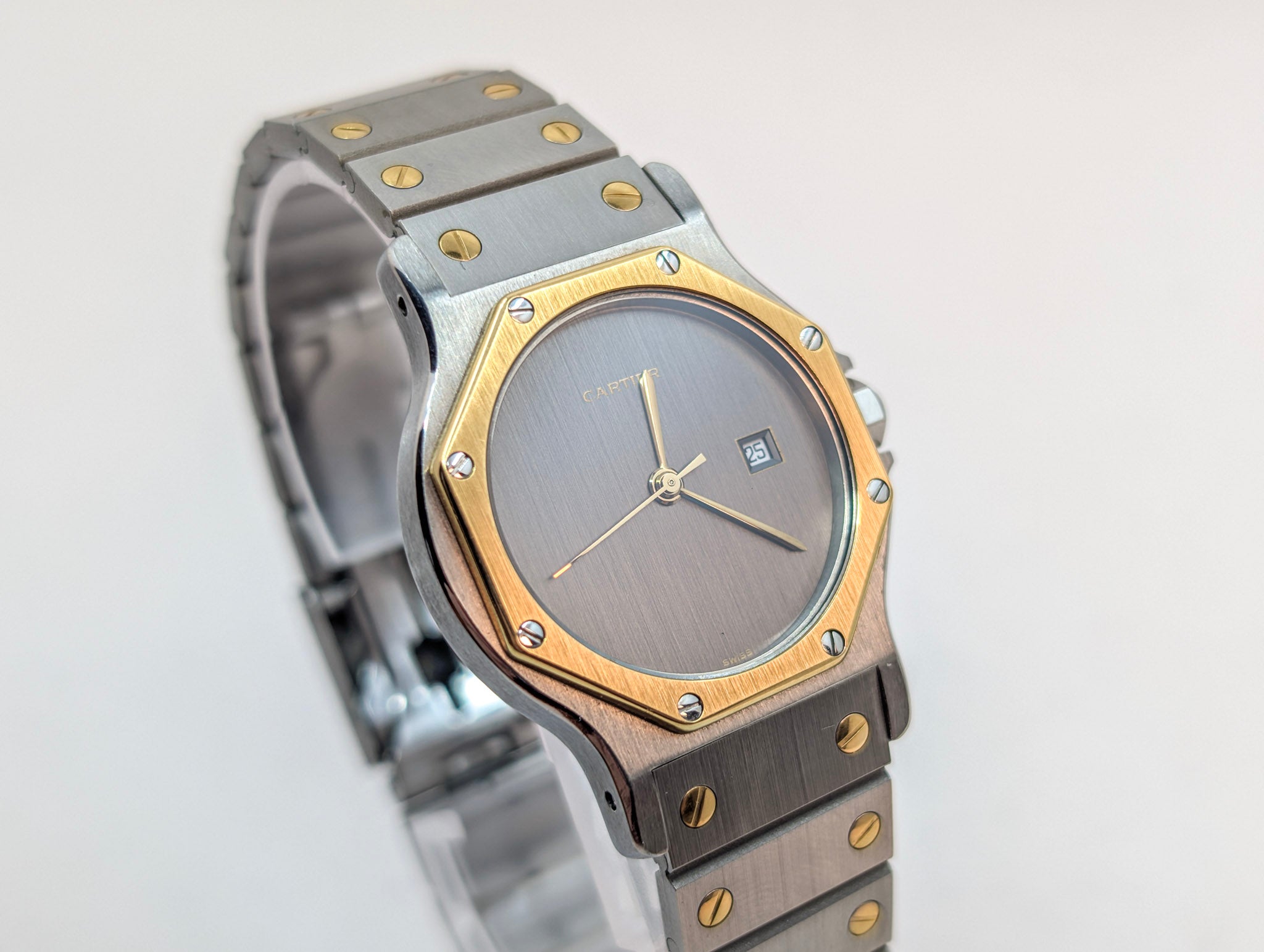 Cartier Santos 2966 Octagon Ghost Dial