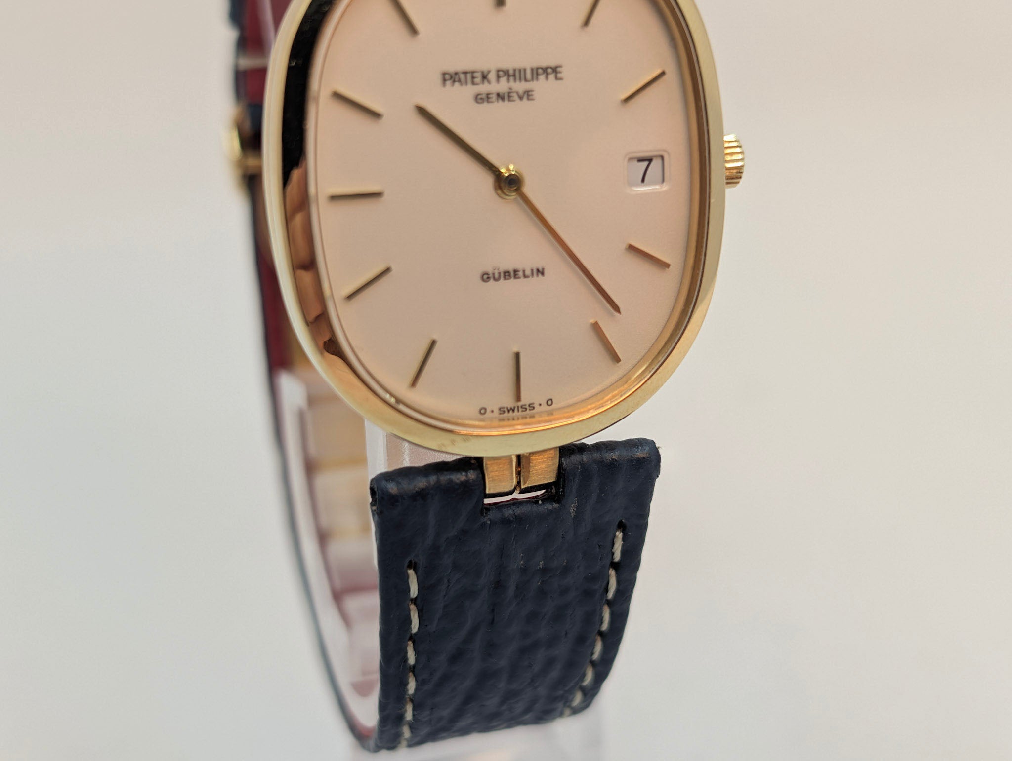 Patek Philippe Ellipse 3930 “Gubelin” Double-Signed Dial 18k Yellow Gold