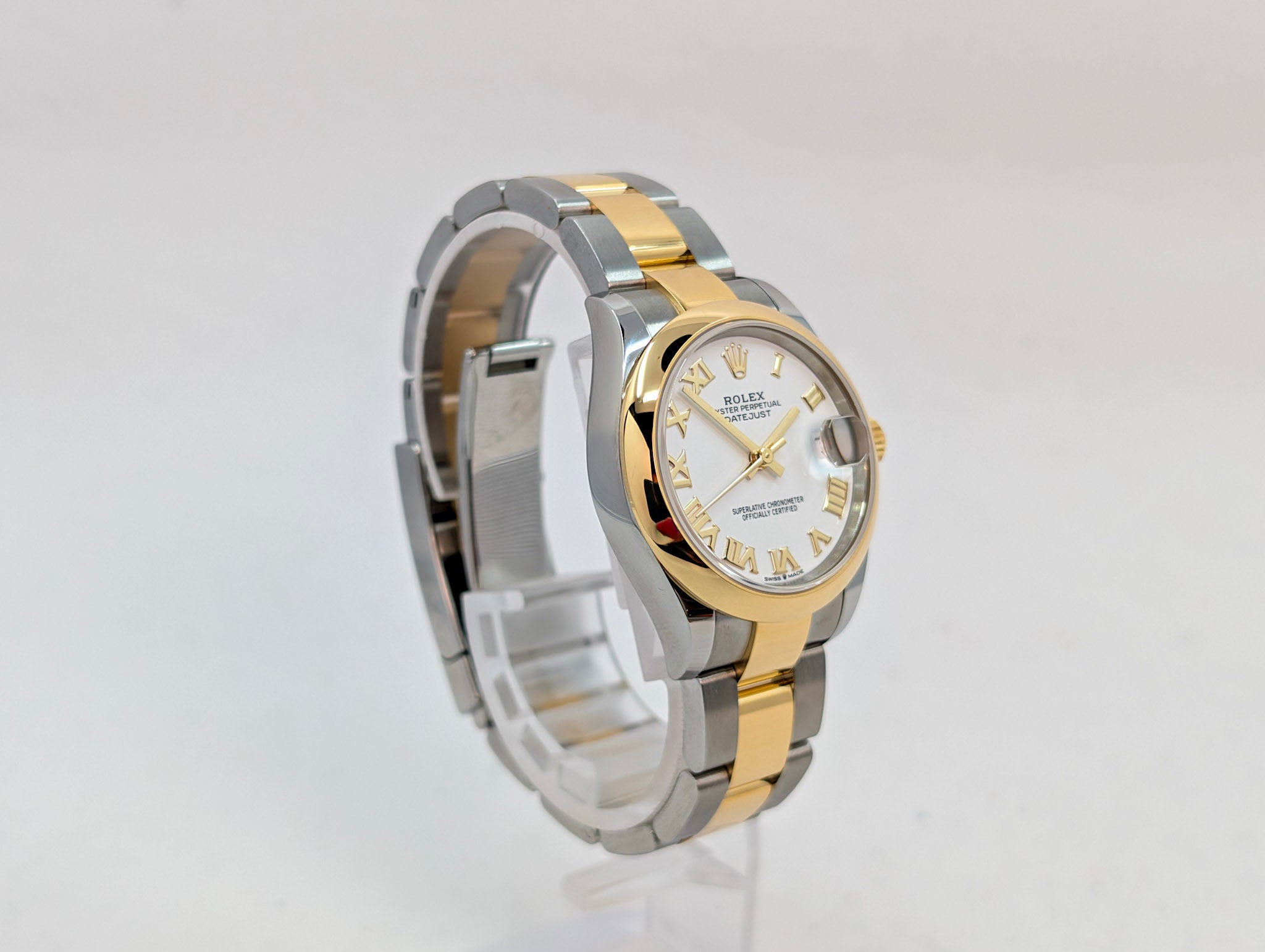 Unworn Rolex Datejust 31mm Two-Tone White Roman Dial Ref. 278243 Full Set 2026