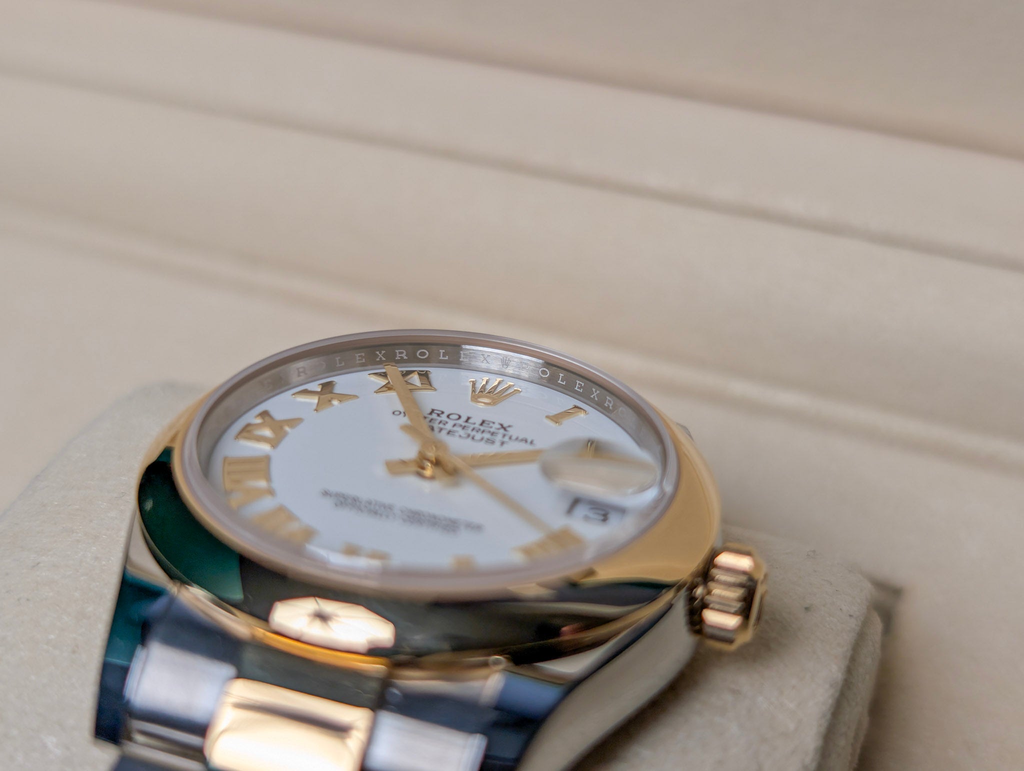 Unworn Rolex Datejust 31mm Two-Tone White Roman Dial Ref. 278243 Full Set 2026