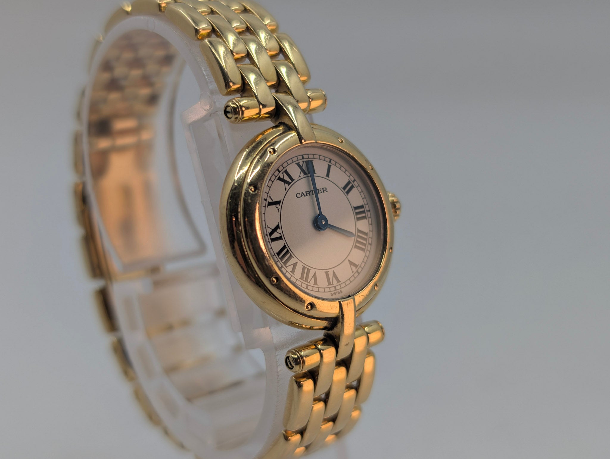 Cartier Panthere Vendome 18k Yellow Gold Quartz 23mm Roman Dial