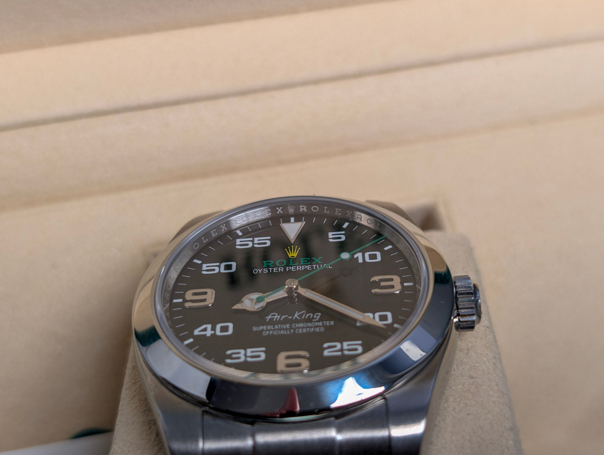 Rolex Air-King 116900 40mm Black Dial Oystersteel Automatic watch  Box & Papers