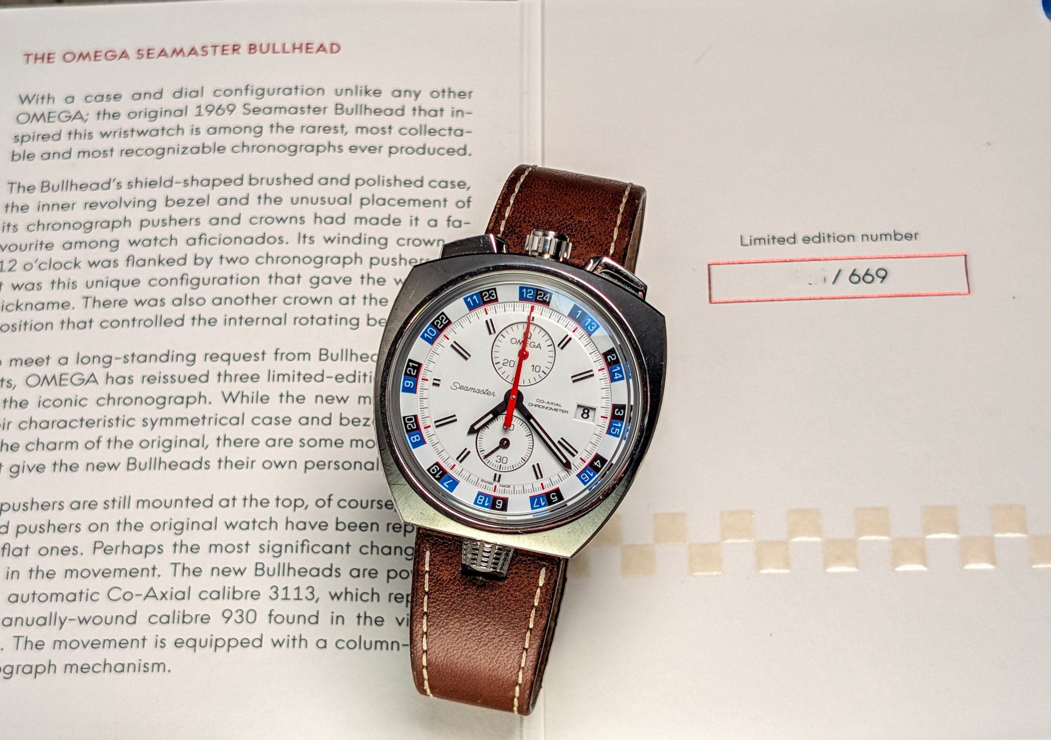 Omega Seamaster "Bullhead" Limited/669 Full Set