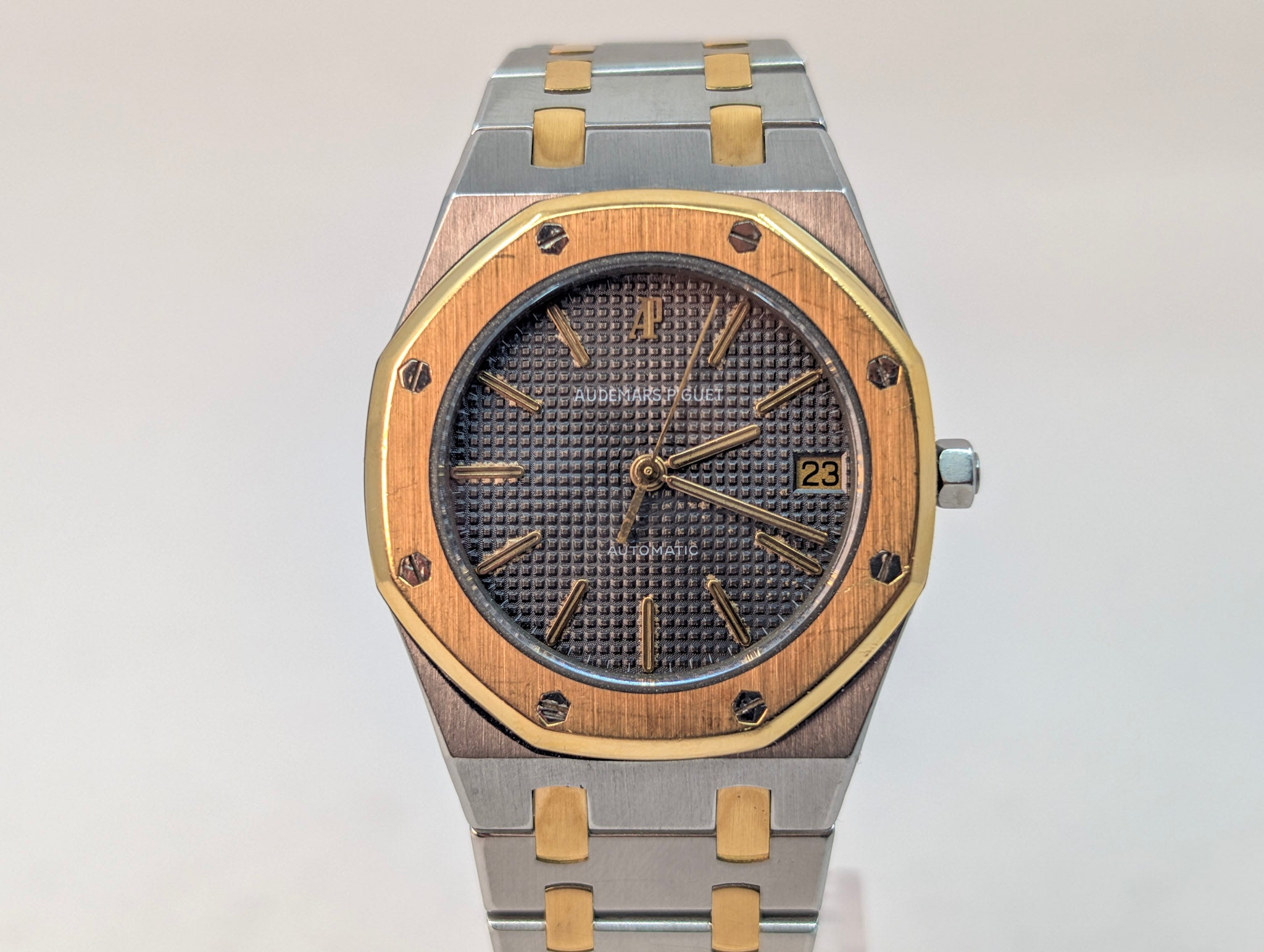 Audemars Piguet Royal Oak 4100SA Two-Tone Tropical Dial Automatic Watch 36mm