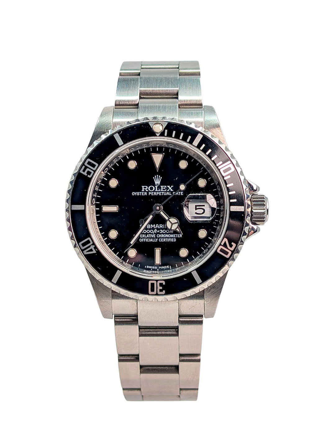 Rolex Submariner Full Set 16610 Stainless Steel Black Dial Full Set