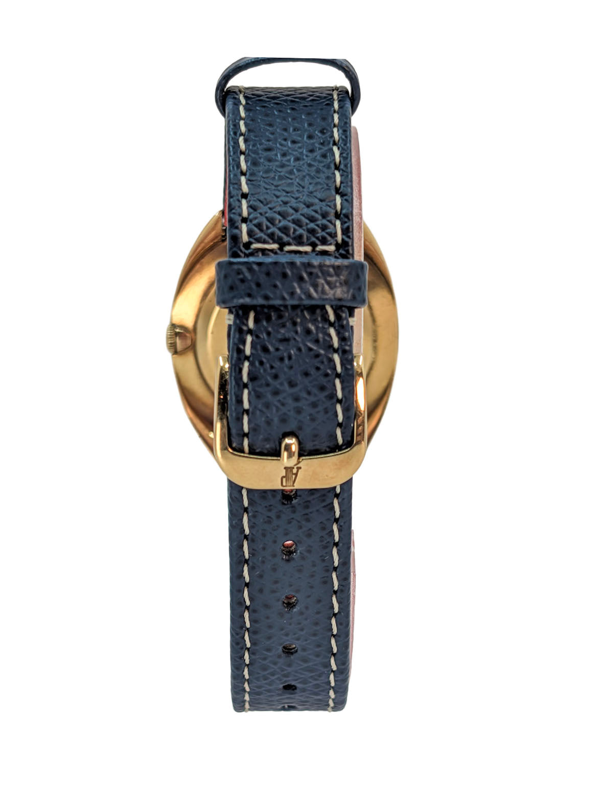 Vintage Audemars Piguet Volante Wenger 18k Gold Ellipse Manual Wind Watch