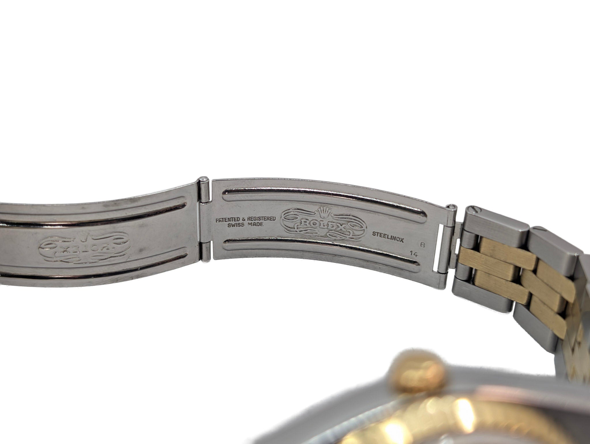 Rolex Datejust 1630 Two-Tone Automatic 36mm Box & Booklets Rare Bird