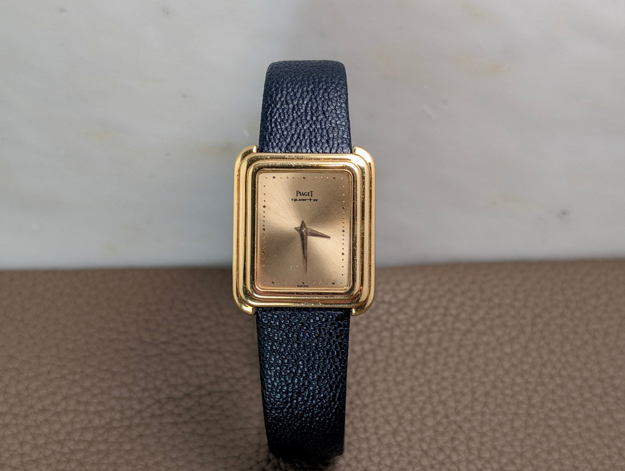 Piaget Protocole 74101 18K Yellow Gold Champagne Dial