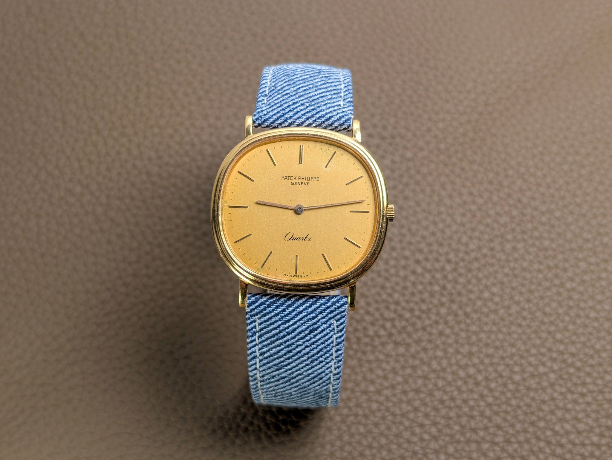 Patek Philippe Golden Ellipse Jumbo Ref. 3879 18K Yellow Gold Box & Papers