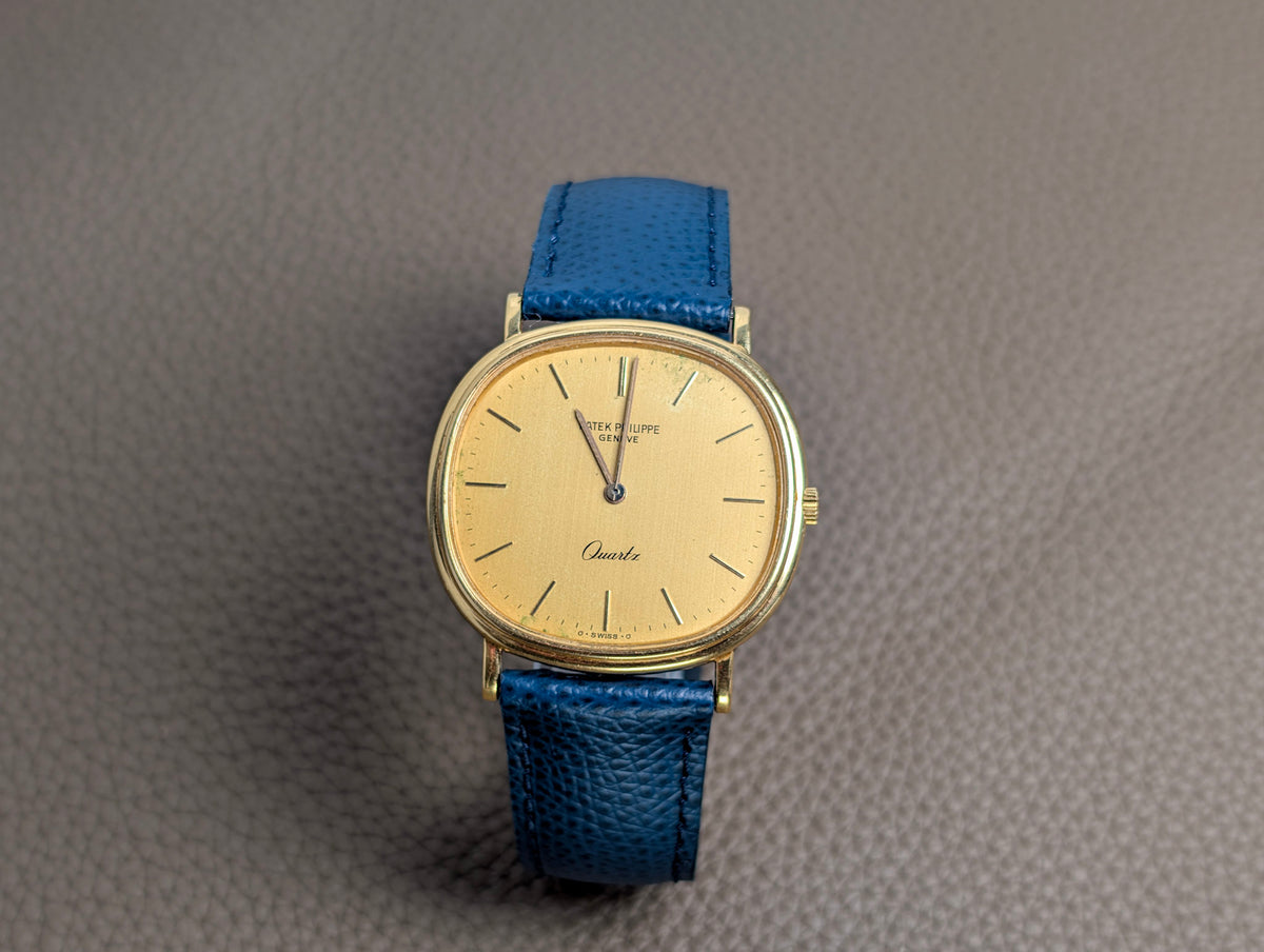 Patek Philippe Golden Ellipse Jumbo Ref. 3879 18K Yellow Gold Box & Papers