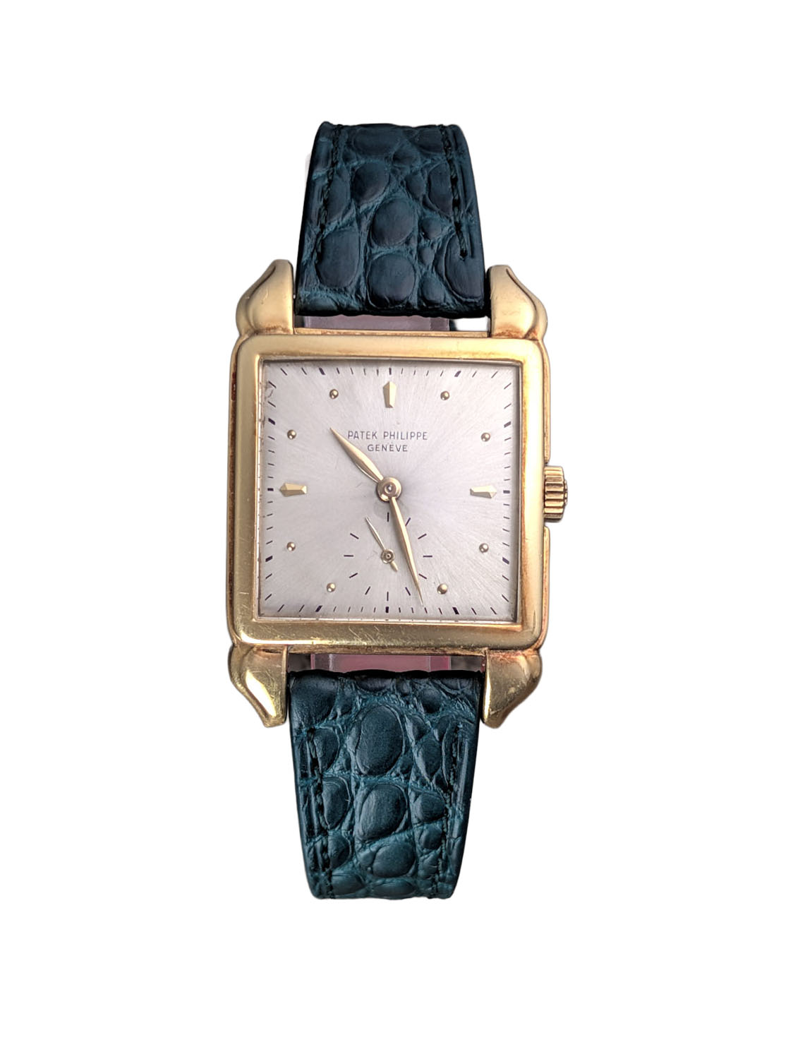 Patek Philippe Ref. 2424J Flame Lugs 18K Yellow Gold circa 1946