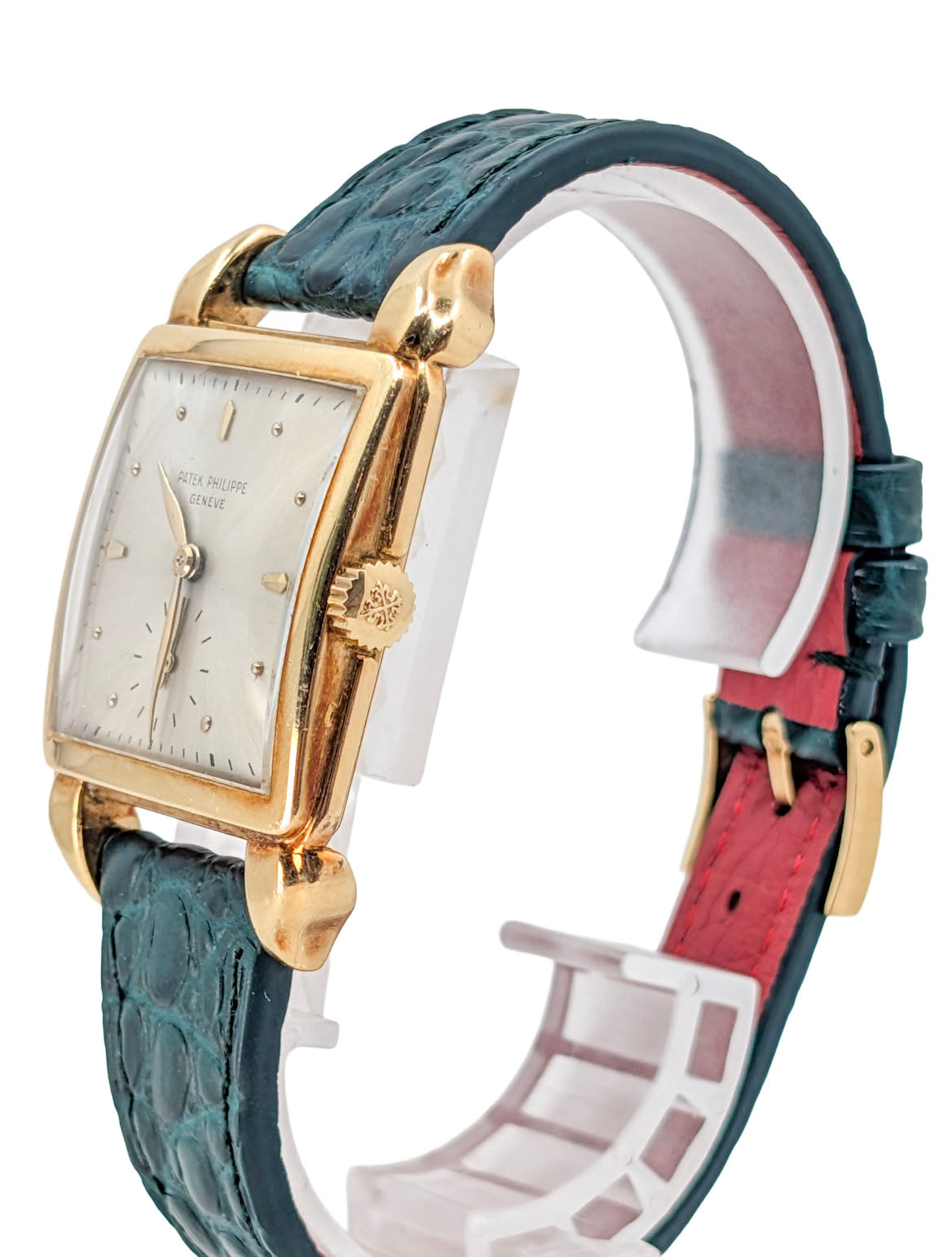 Patek Philippe Ref. 2424J Flame Lugs 18K Yellow Gold circa 1946