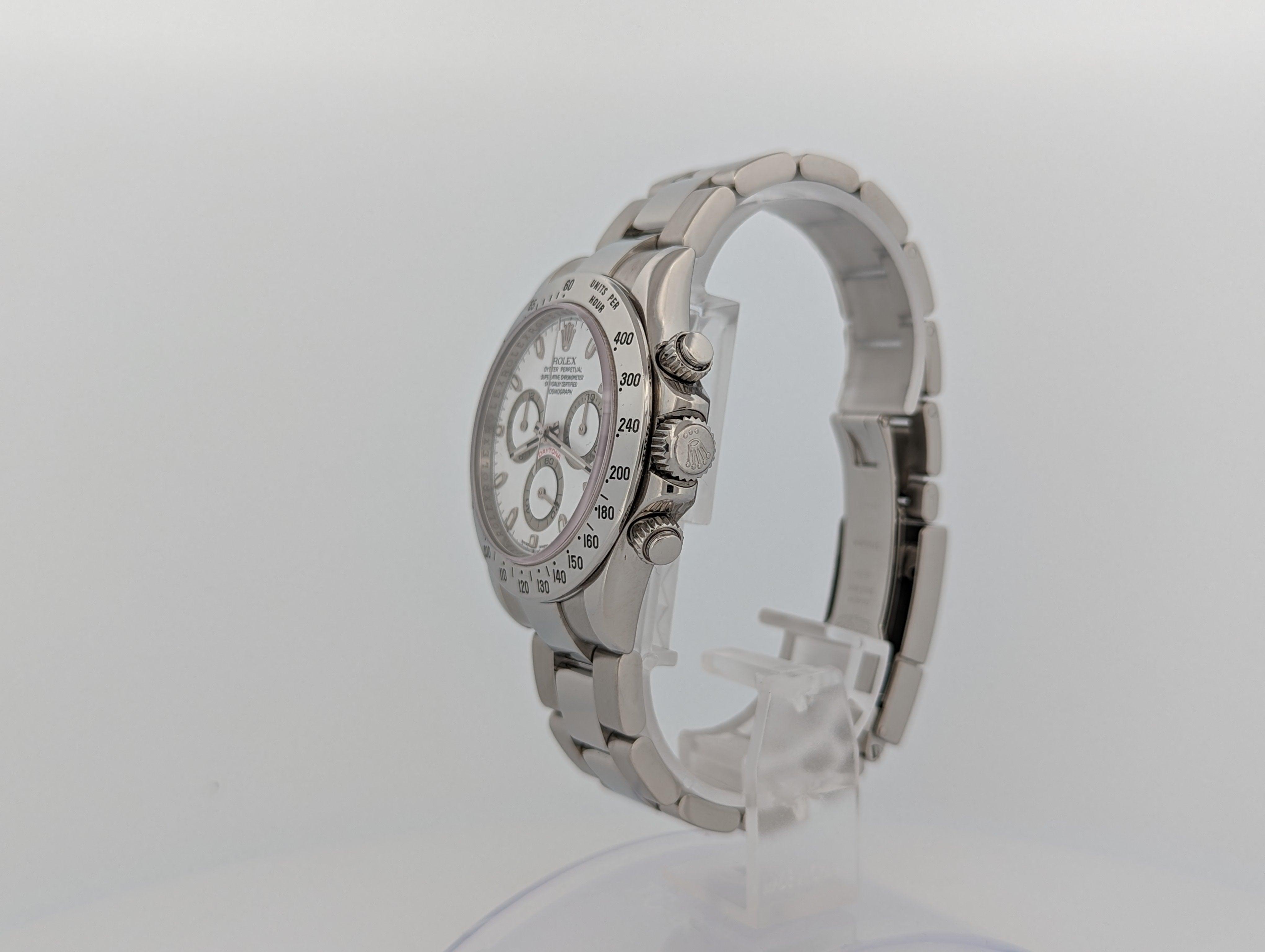 Rolex Daytona 116520 White dial full set - Watch Them Tick